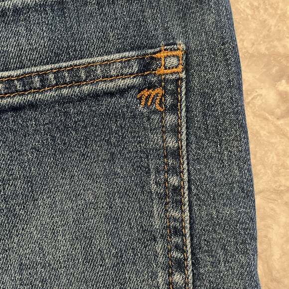 Madewell The Perfect Vintage Crop Jean Women's Size 26 Blue Buttons Fly GUC - Picture 8 of 8